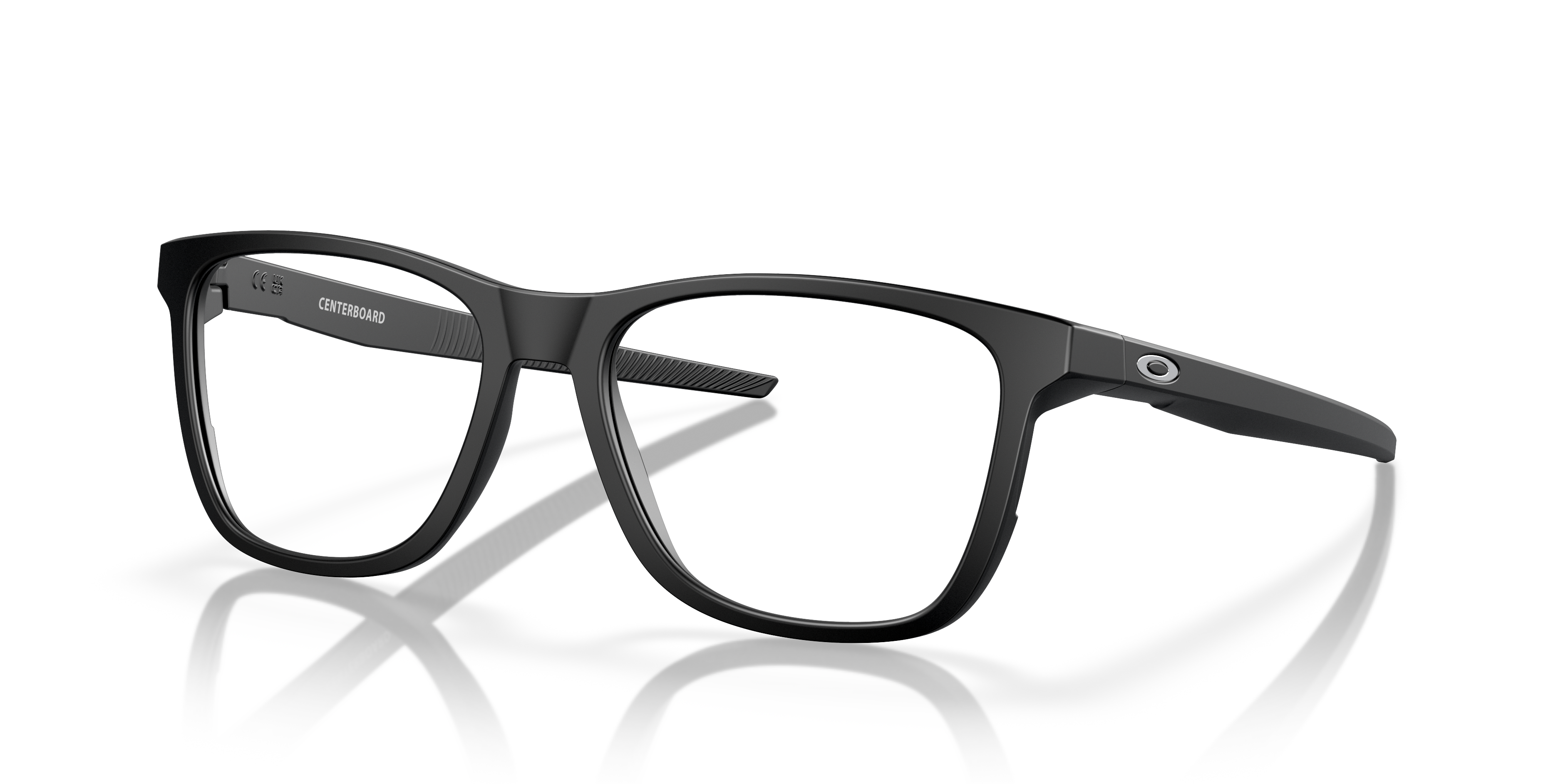 Oakley OX8163 Centerboard Men's Round Eyeglass Frames - Satin Black Frame