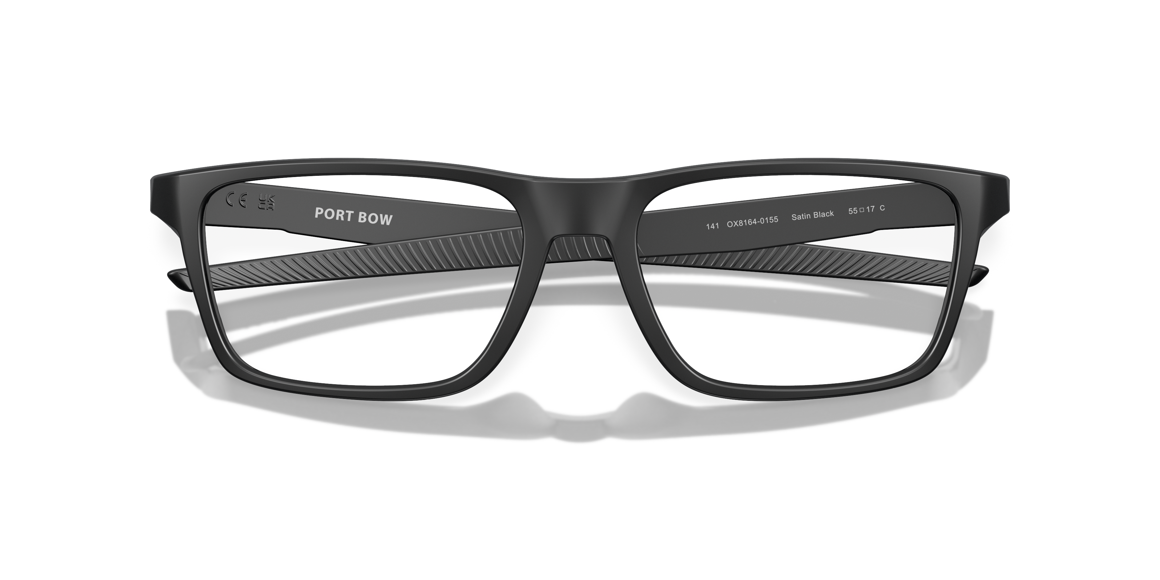 Oakley OX8164 Port Bow Men's Rectangle Eyeglass Frames - Satin Light Steel Frame
