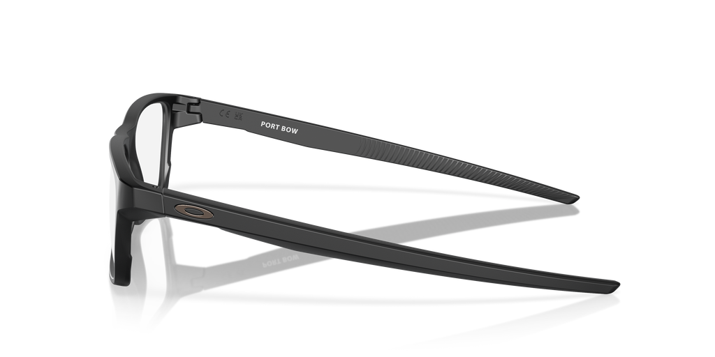 Oakley OX8164 Port Bow Men's Rectangle Eyeglass Frames - Satin Black Frame