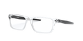 Oakley OX8164 Port Bow Men's Rectangle Eyeglass Frames - Polished Clear Frame
