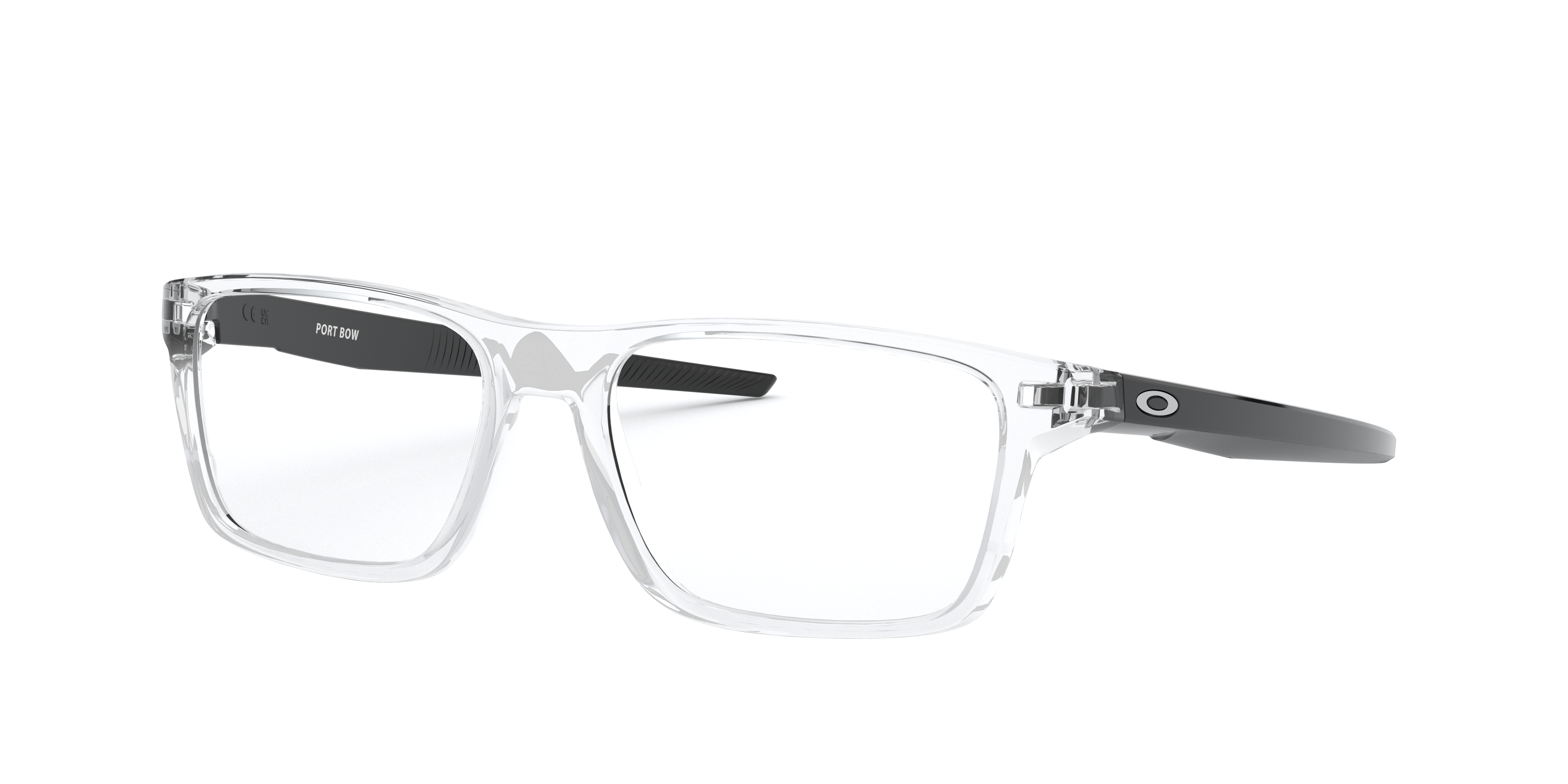 Oakley OX8164 Port Bow Men's Rectangle Eyeglass Frames - Satin Light Steel Frame