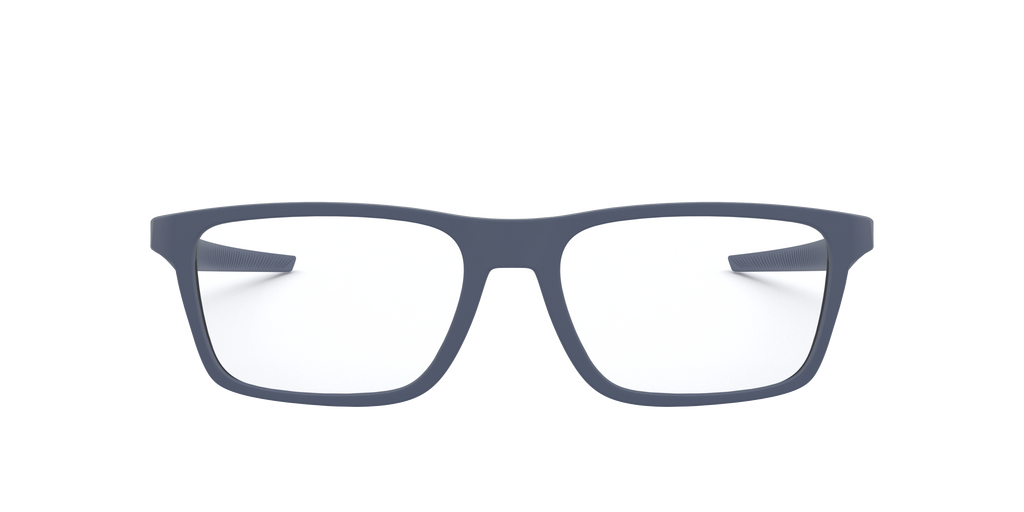 Oakley OX8164 Port Bow Men's Rectangle Eyeglass Frames - Satin Light Steel Frame