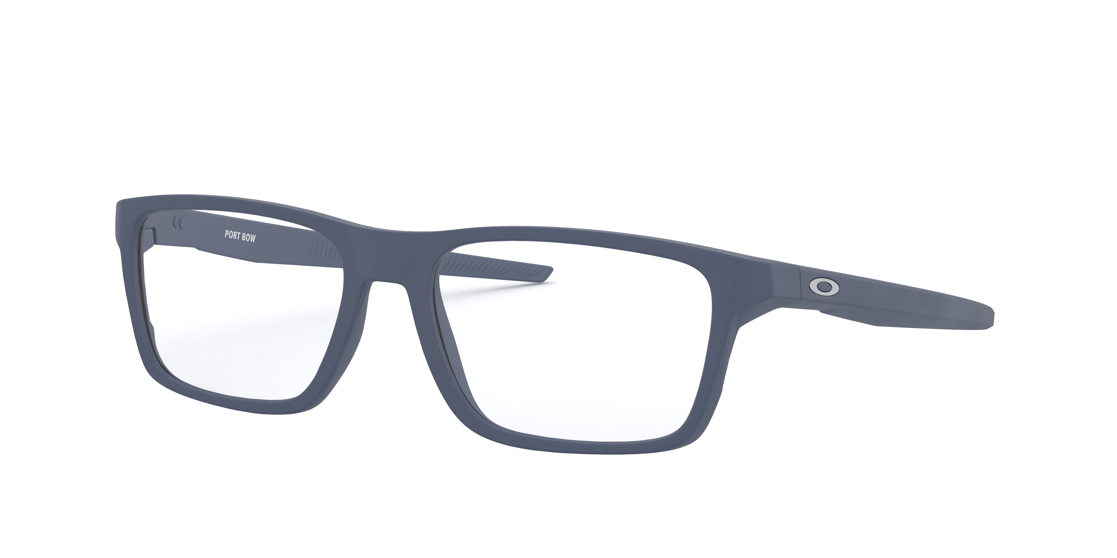 Oakley OX8164 Port Bow Men's Rectangle Eyeglass Frames - Satin Light Steel Frame