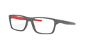 Oakley OX8164 Port Bow Men's Rectangle Eyeglass Frames - Satin Light Steel Frame