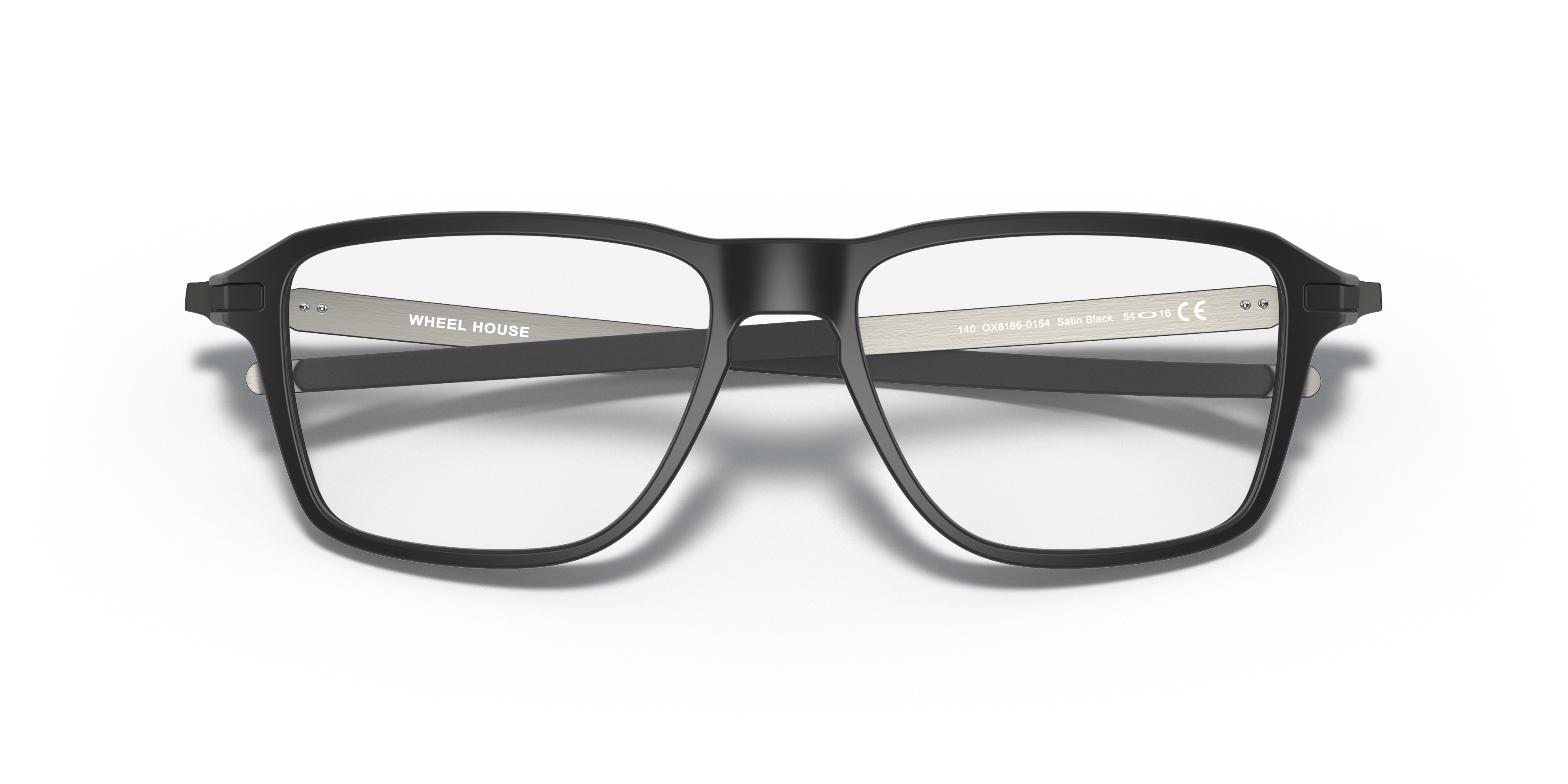 Oakley OX8166 Wheel House Men's Square Eyeglass Frames - Satin Grey Smoke Frame