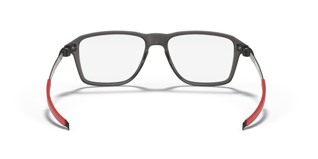 Oakley OX8166 Wheel House Men's Square Eyeglass Frames - Satin Grey Smoke Frame