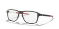 Oakley OX8166 Wheel House Men's Square Eyeglass Frames - Satin Grey Smoke Frame
