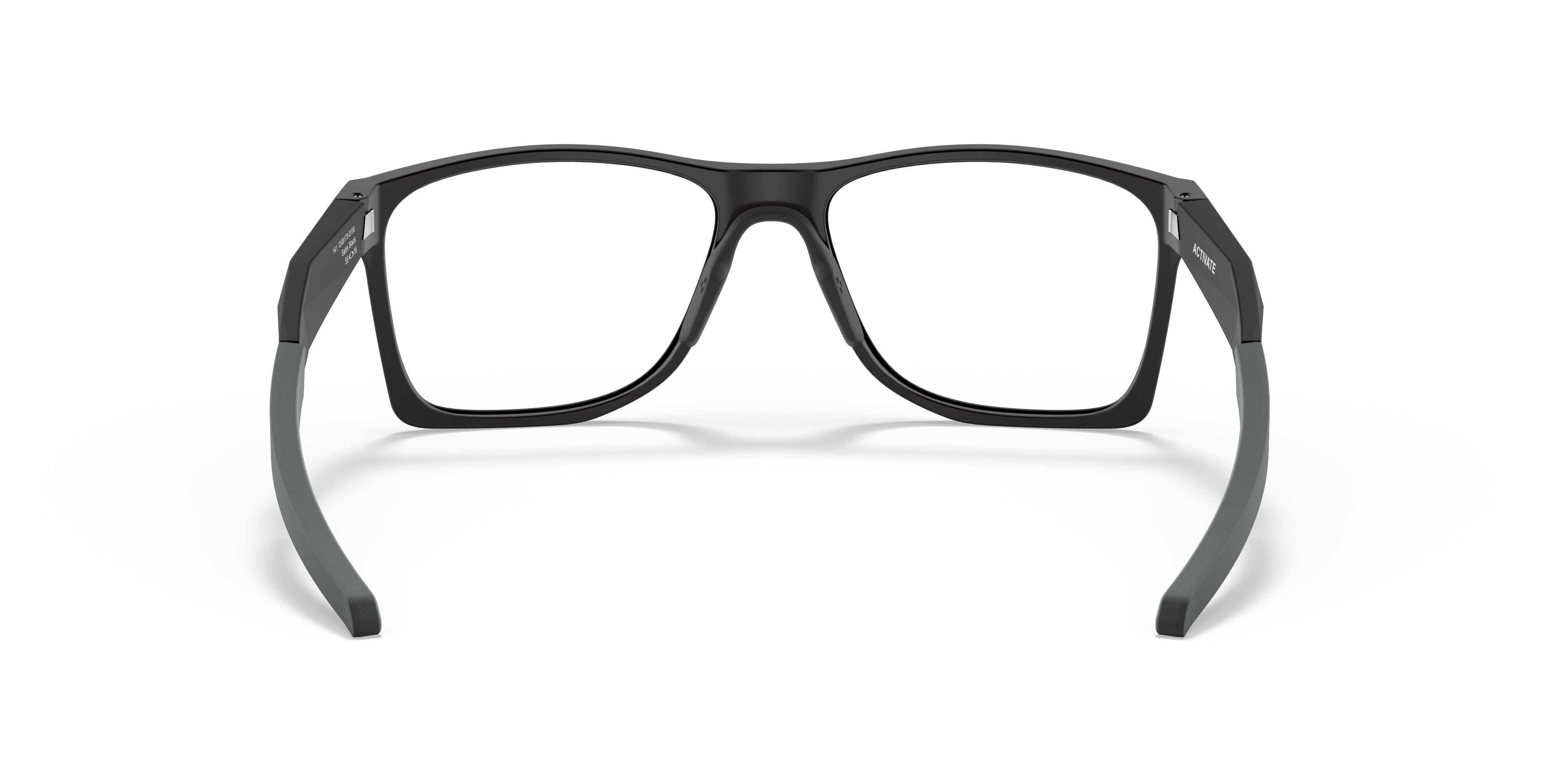 Oakley OX8173 Activate Men's Square Eyeglass Frames - Polished Black Fade Frame