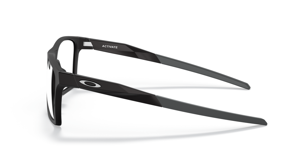 Oakley OX8173 Activate Men's Square Eyeglass Frames - Polished Black Fade Frame