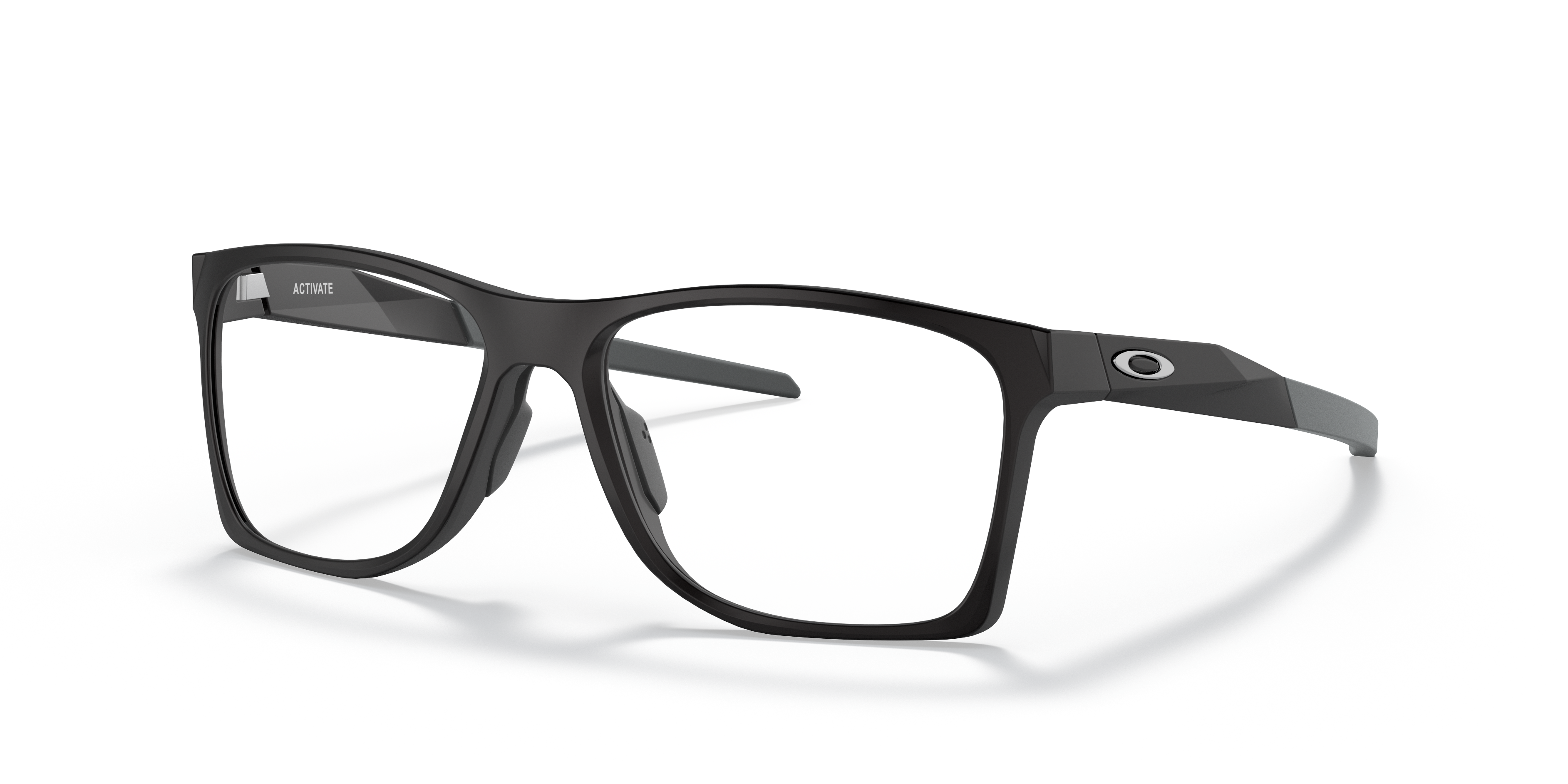 Oakley OX8173 Activate Men's Square Eyeglass Frames - Satin Black Frame