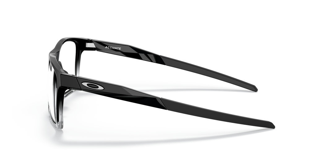 Oakley OX8173 Activate Men's Square Eyeglass Frames - Polished Black Fade Frame