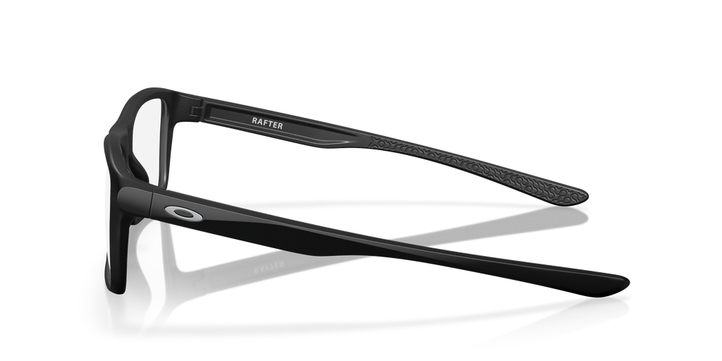 Oakley OX8178 Rafter Men's Rectangle Eyeglass Frames - Satin Black Frame