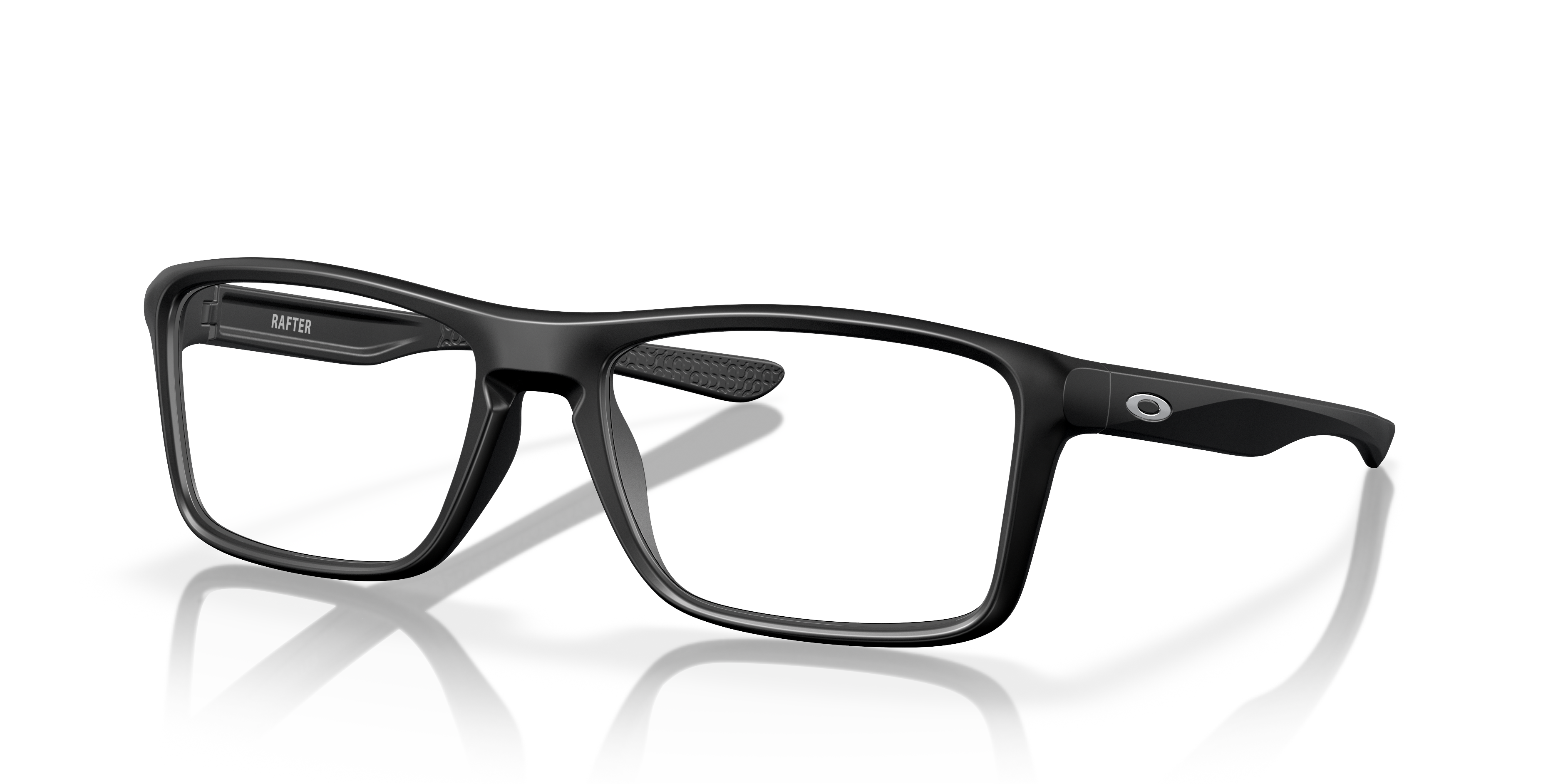 Oakley OX8178 Rafter Men's Rectangle Eyeglass Frames - Satin Black Frame