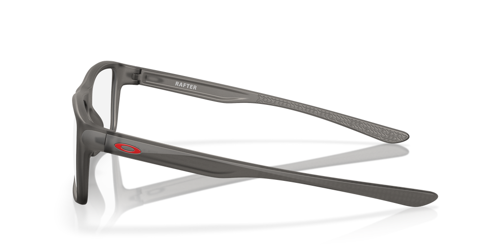Oakley OX8178 Rafter Men's Rectangle Eyeglass Frames - Satin Grey Smoke Frame
