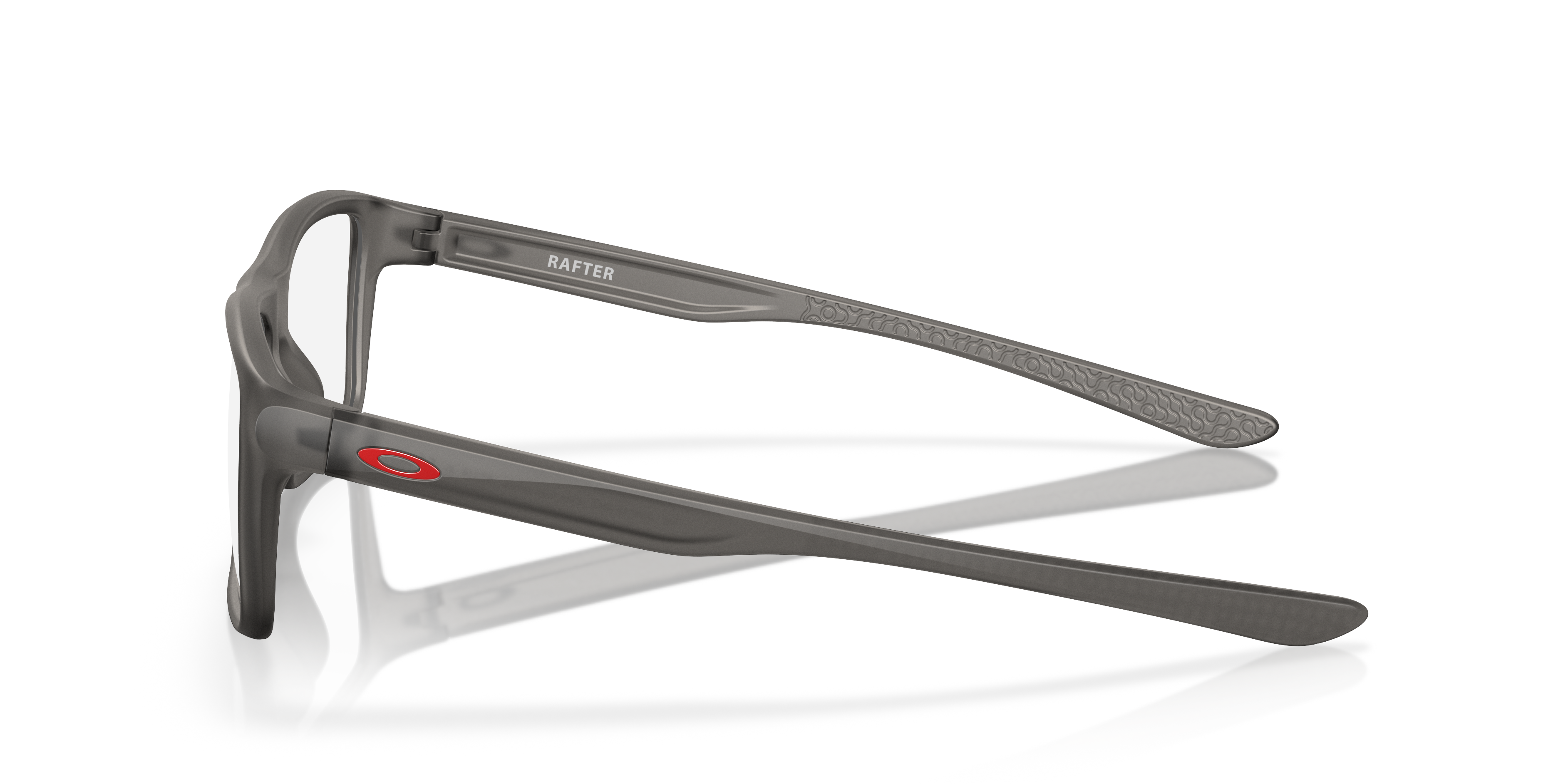 Oakley OX8178 Rafter Men's Rectangle Eyeglass Frames - Polished Clear Frame