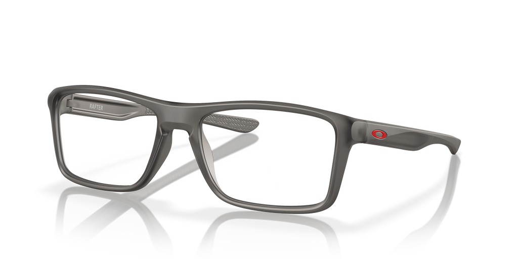 Oakley OX8178 Rafter Men's Rectangle Eyeglass Frames - Satin Grey Smoke Frame
