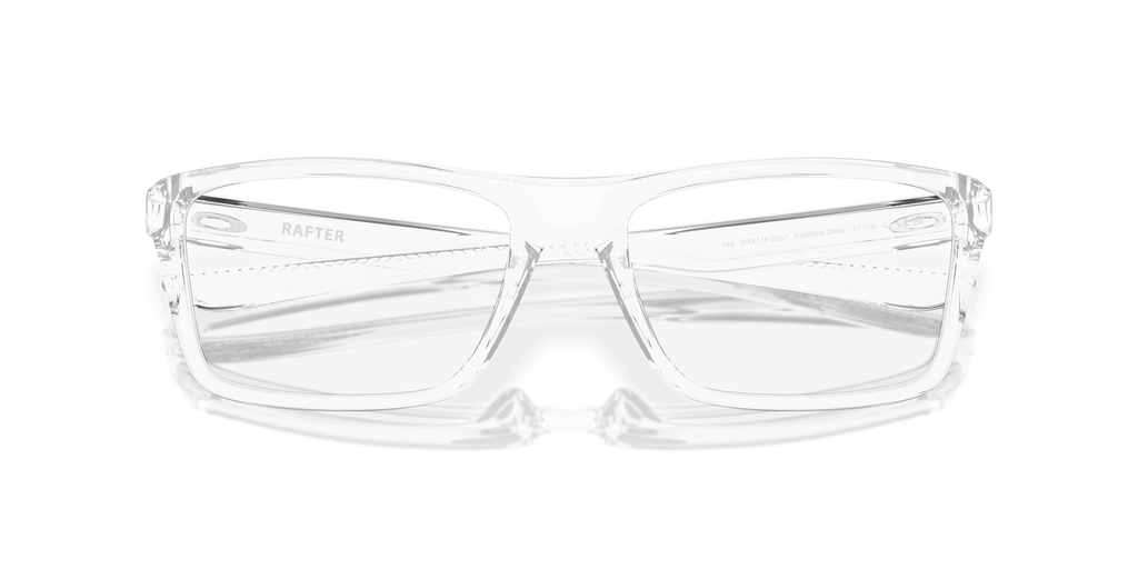 Oakley OX8178 Rafter Men's Rectangle Eyeglass Frames - Satin Black Frame