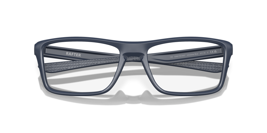 Oakley OX8178 Rafter Men's Rectangle Eyeglass Frames - Satin Grey Smoke Frame
