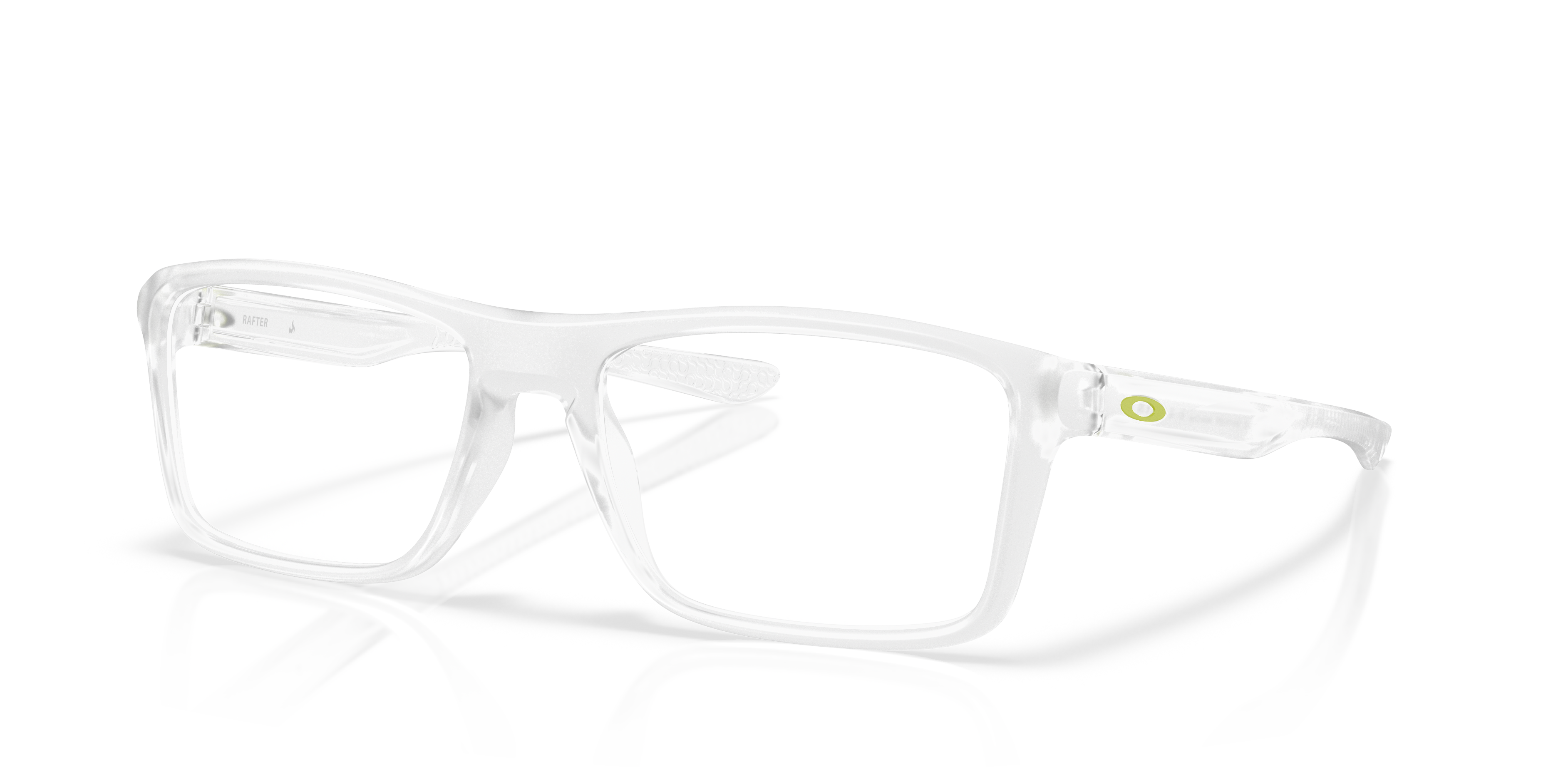 Oakley OX8178 Rafter Limitless Collection Men's Rectangle Eyeglass Frames - Matte Clear Frame
