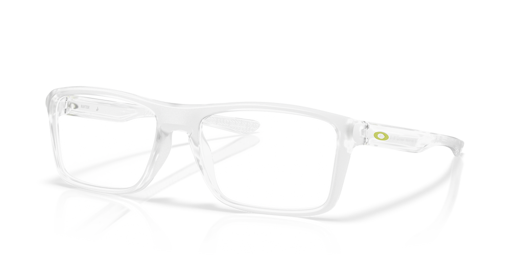 Oakley OX8178 Rafter Limitless Collection Men's Rectangle Eyeglass Frames - Matte Clear Frame