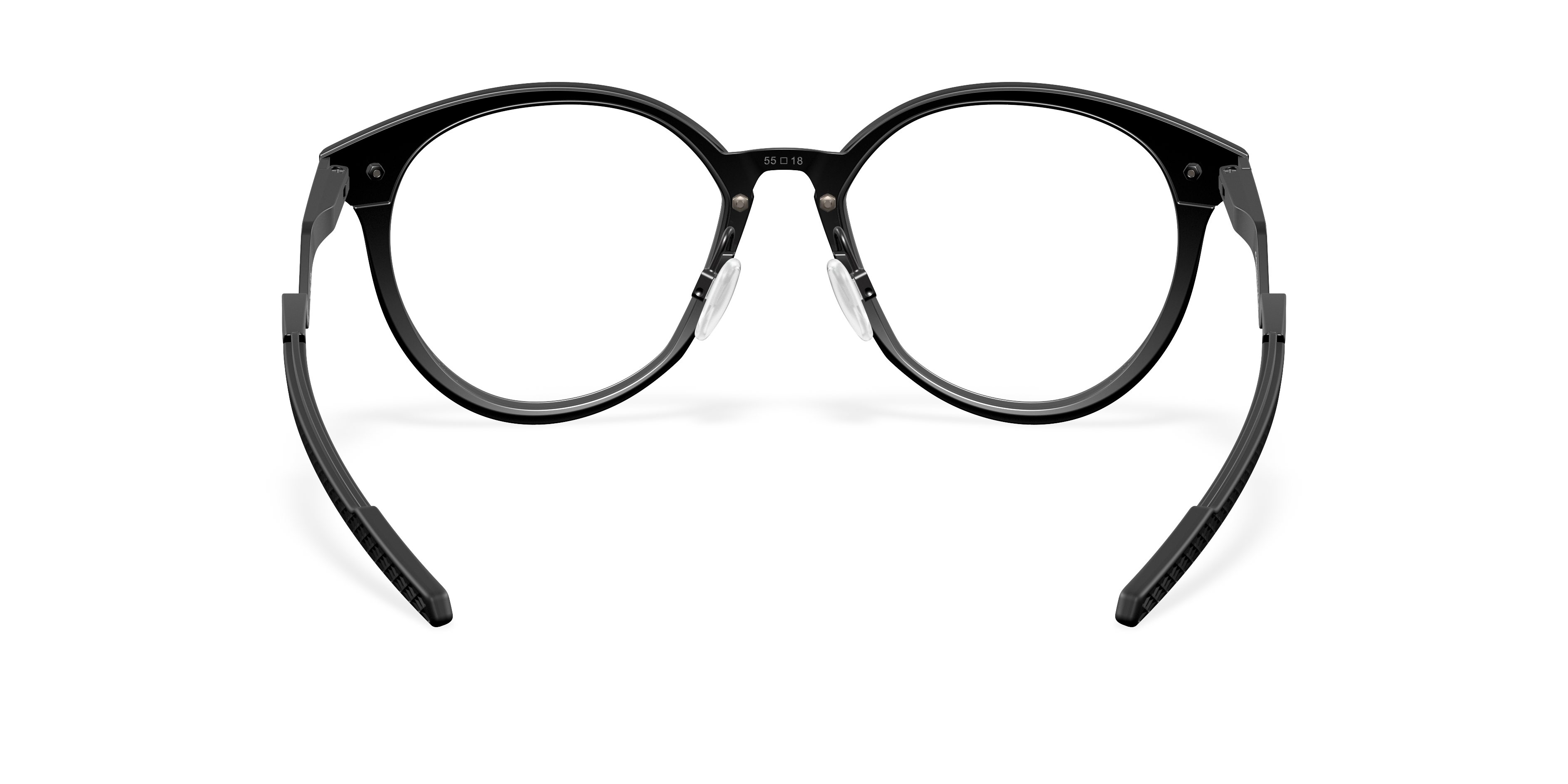 Oakley OX8181 Cognitive R Men's Round Eyeglass Frames - Satin Black Frame