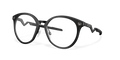 Oakley OX8181 Cognitive R Men's Round Eyeglass Frames - Satin Black Frame