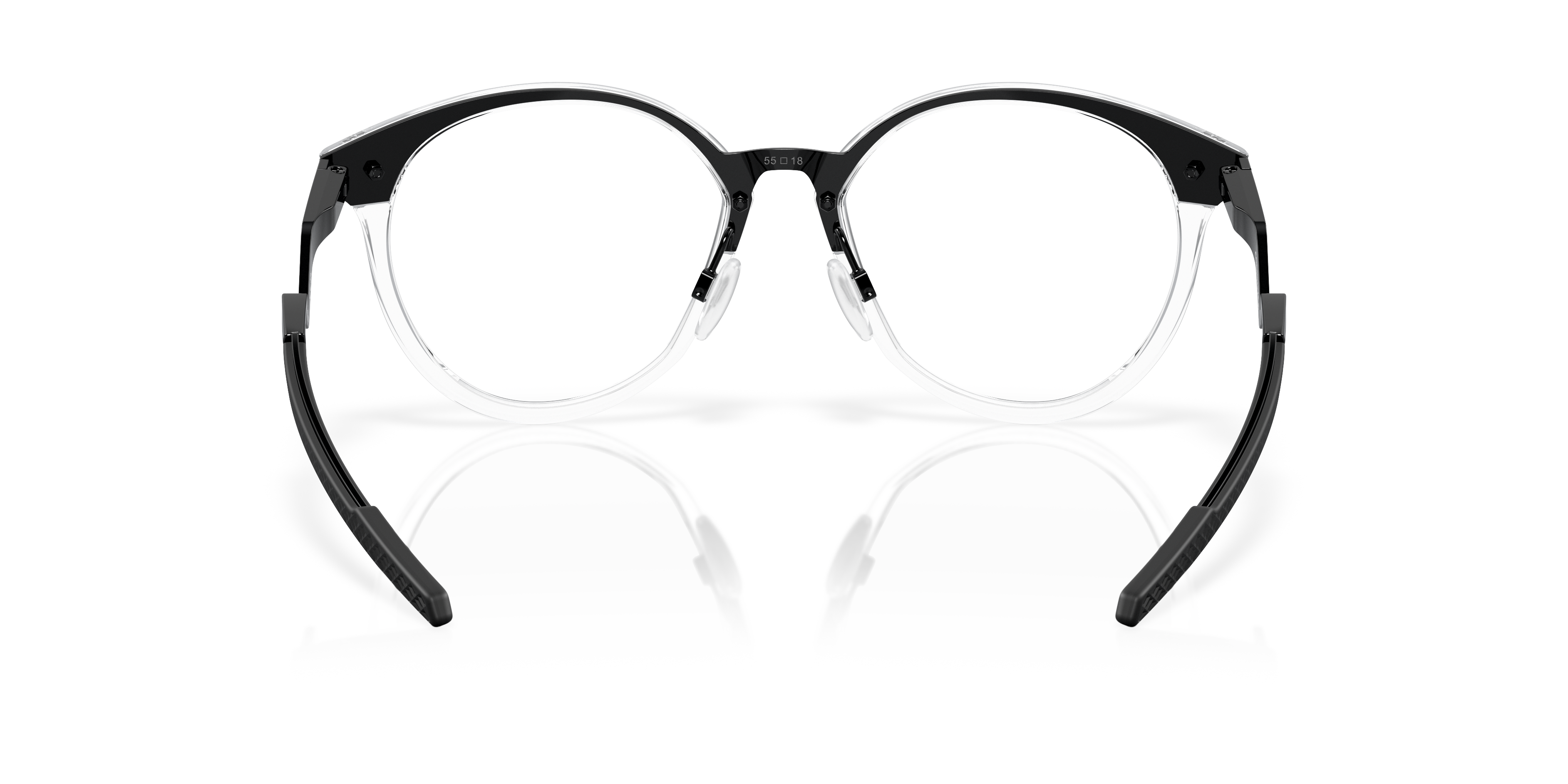 Oakley OX8181 Cognitive R Men's Round Eyeglass Frames - Satin Black Frame