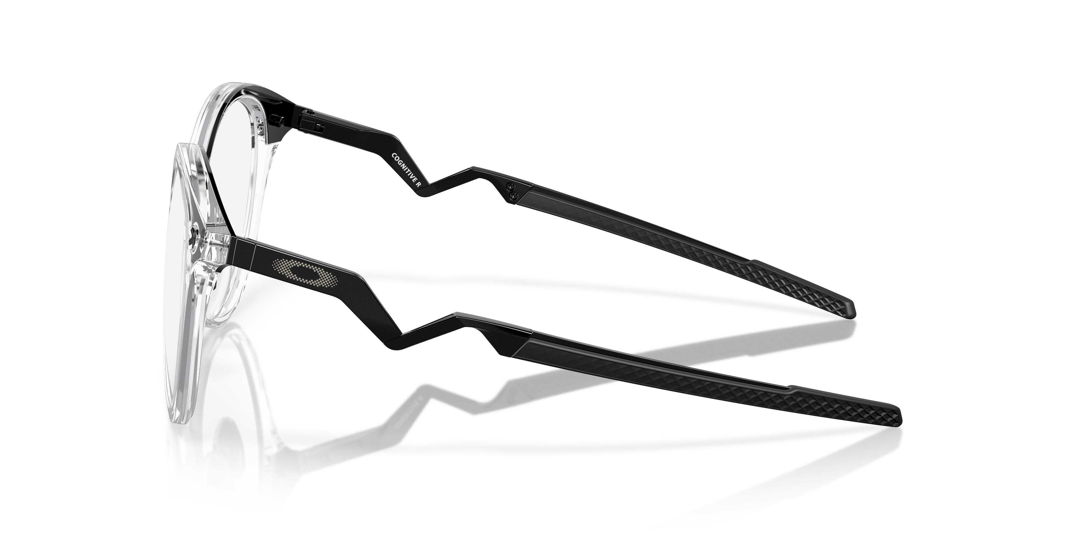 Oakley OX8181 Cognitive R Men's Round Eyeglass Frames - Satin Black Frame