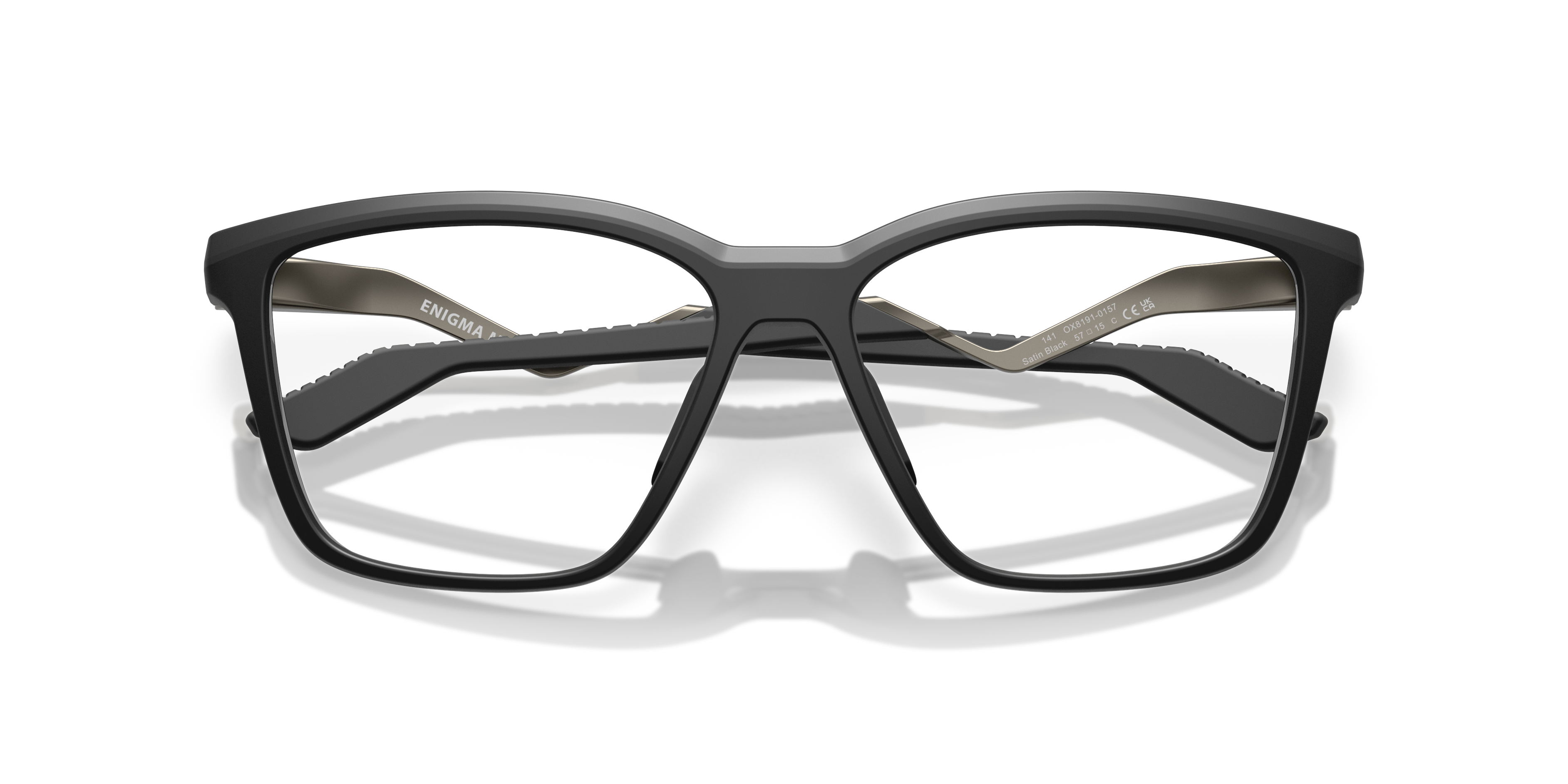 Oakley OX8191 Enigma Mass Unisex Square Eyeglass Frames - Satin Black Frame