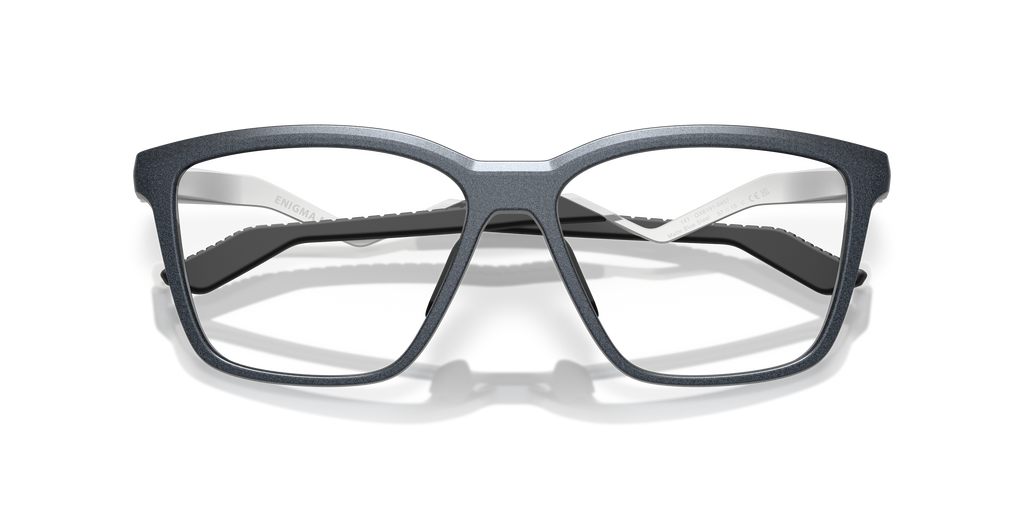 Oakley OX8191 Enigma Mass Unisex Square Eyeglass Frames - Matte Blue Steel Frame