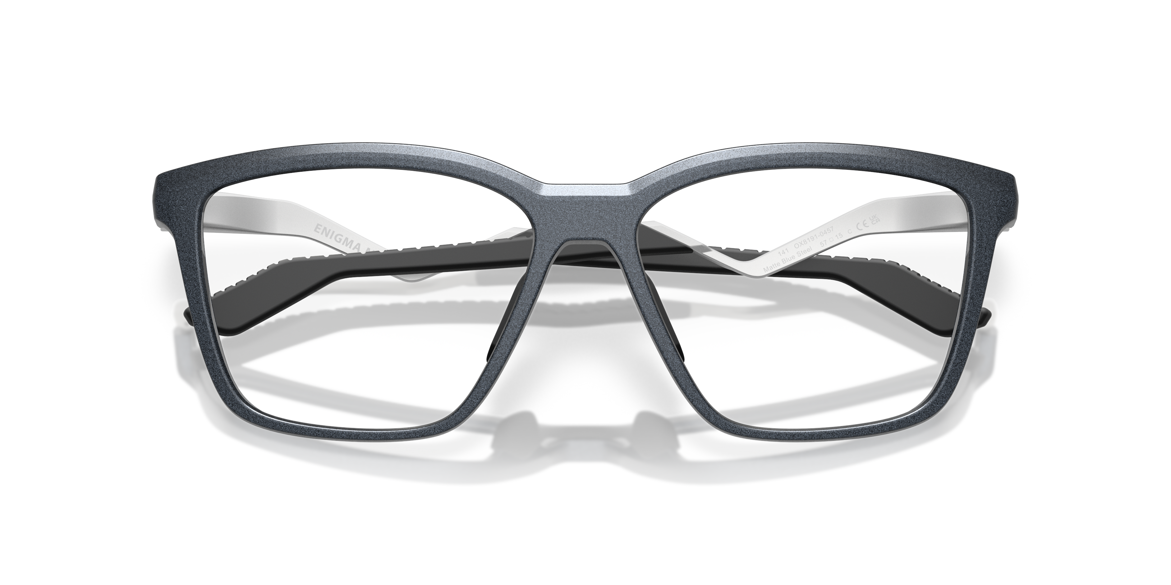 Oakley OX8191 Enigma Mass Unisex Square Eyeglass Frames - Matte Blue Steel Frame