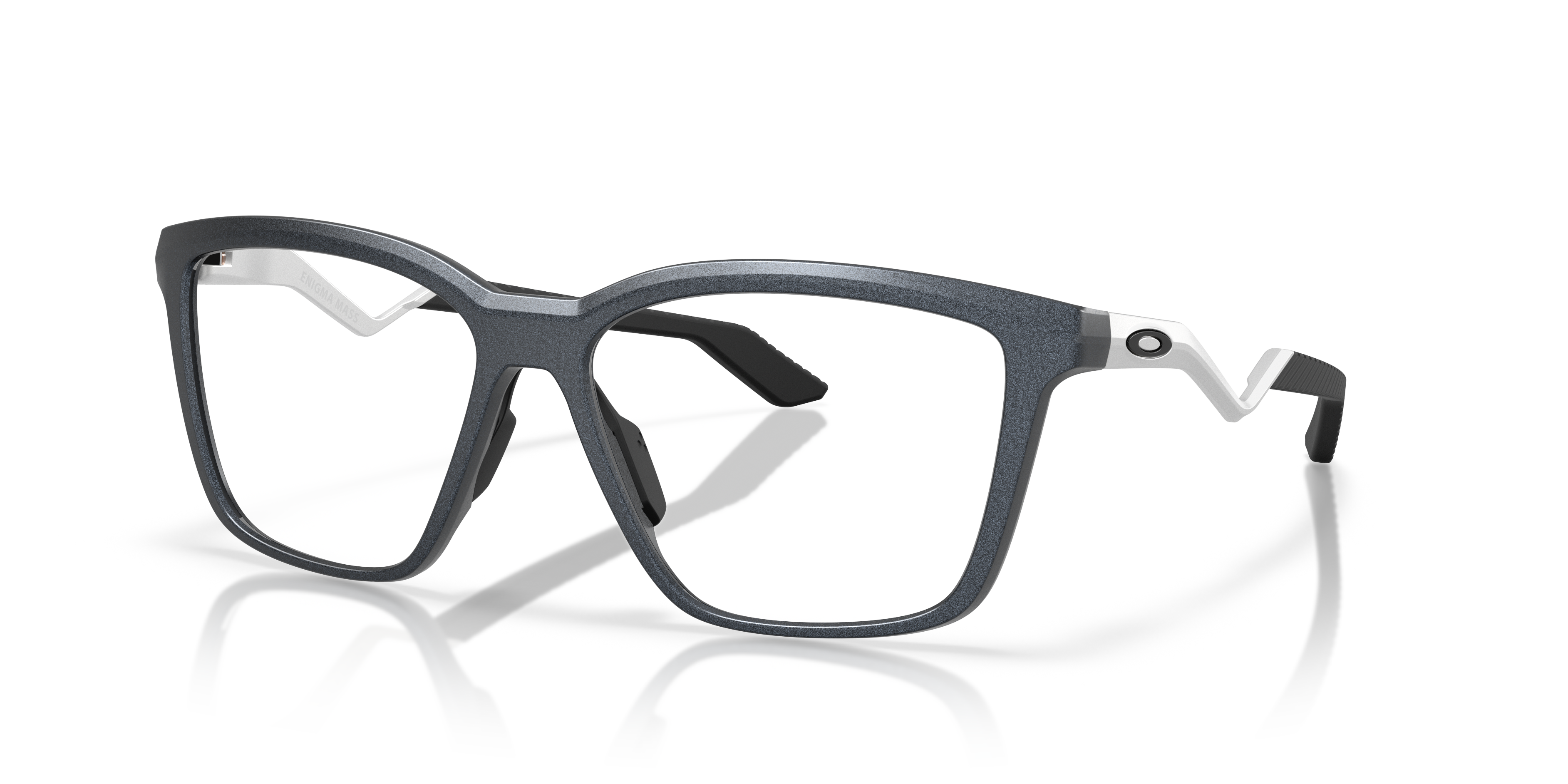 Oakley OX8191 Enigma Mass Unisex Square Eyeglass Frames - Matte Blue Steel Frame