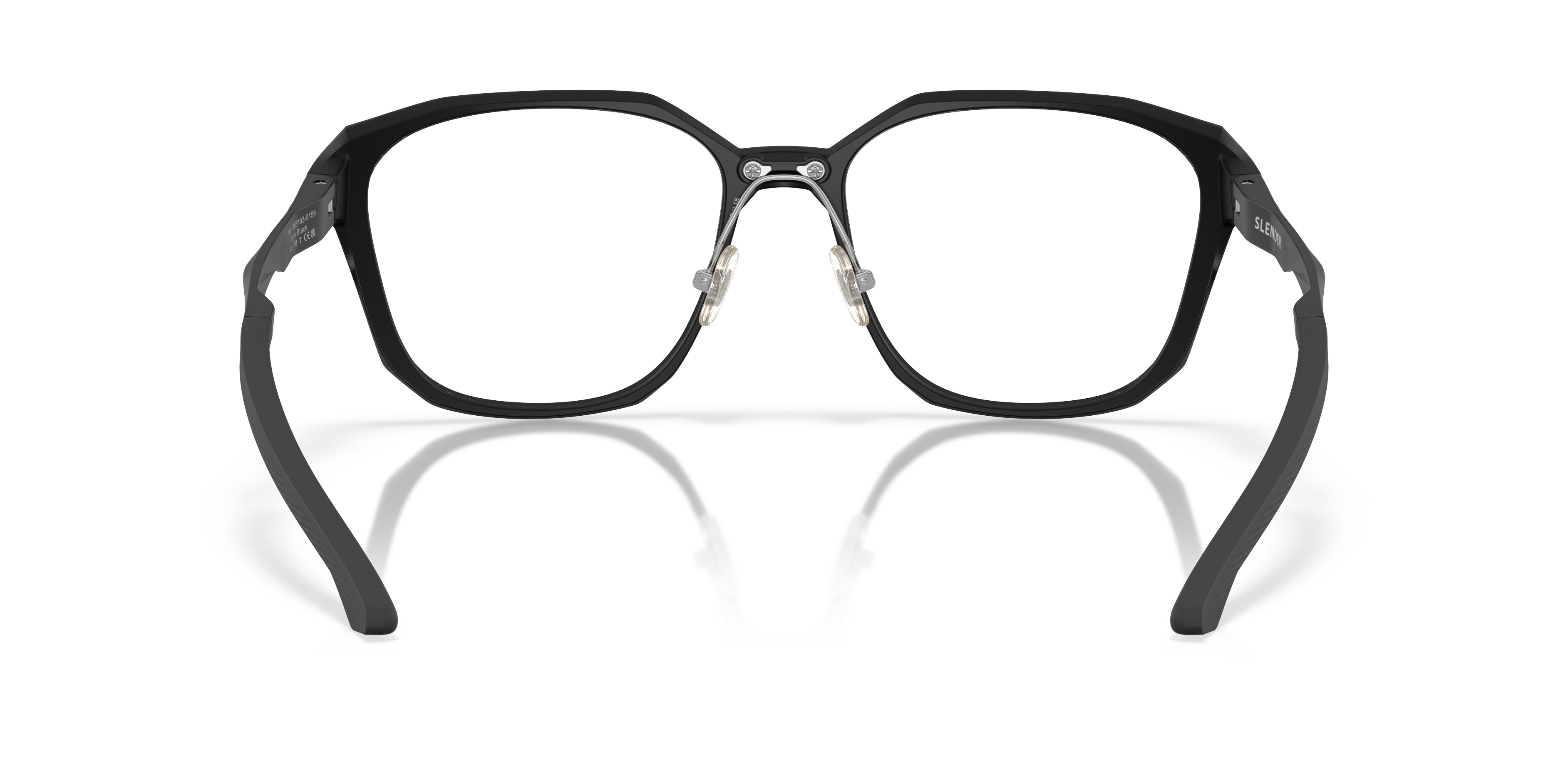 Oakley OX8193 Slender Men's Square Eyeglass Frames - Satin Black Frame