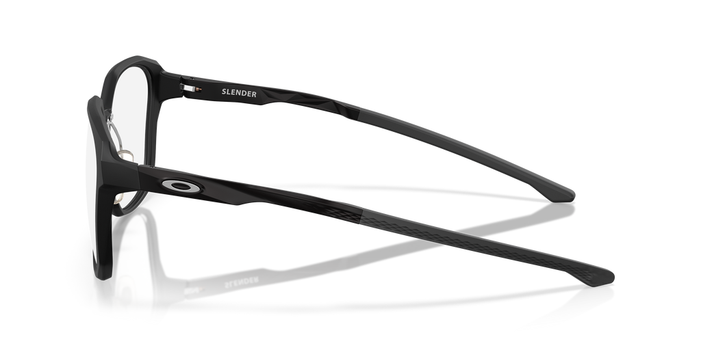 Oakley OX8193 Slender Men's Square Eyeglass Frames - Polished Clear Frame