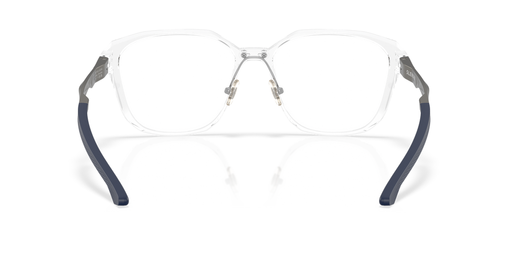 Oakley OX8193 Slender Men's Square Eyeglass Frames - Polished Clear Frame
