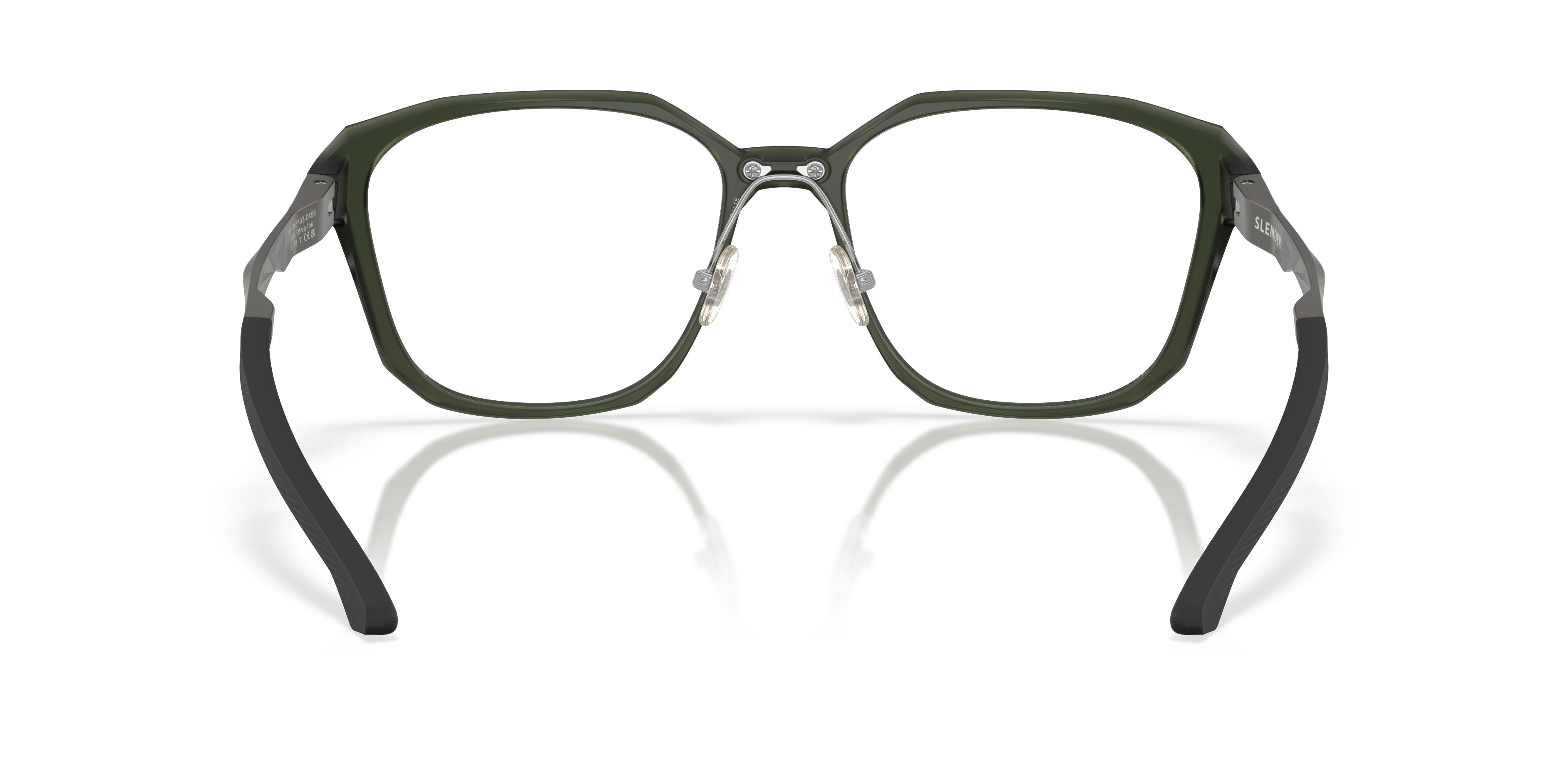 Oakley OX8193 Slender Men's Square Eyeglass Frames - Satin Black Frame
