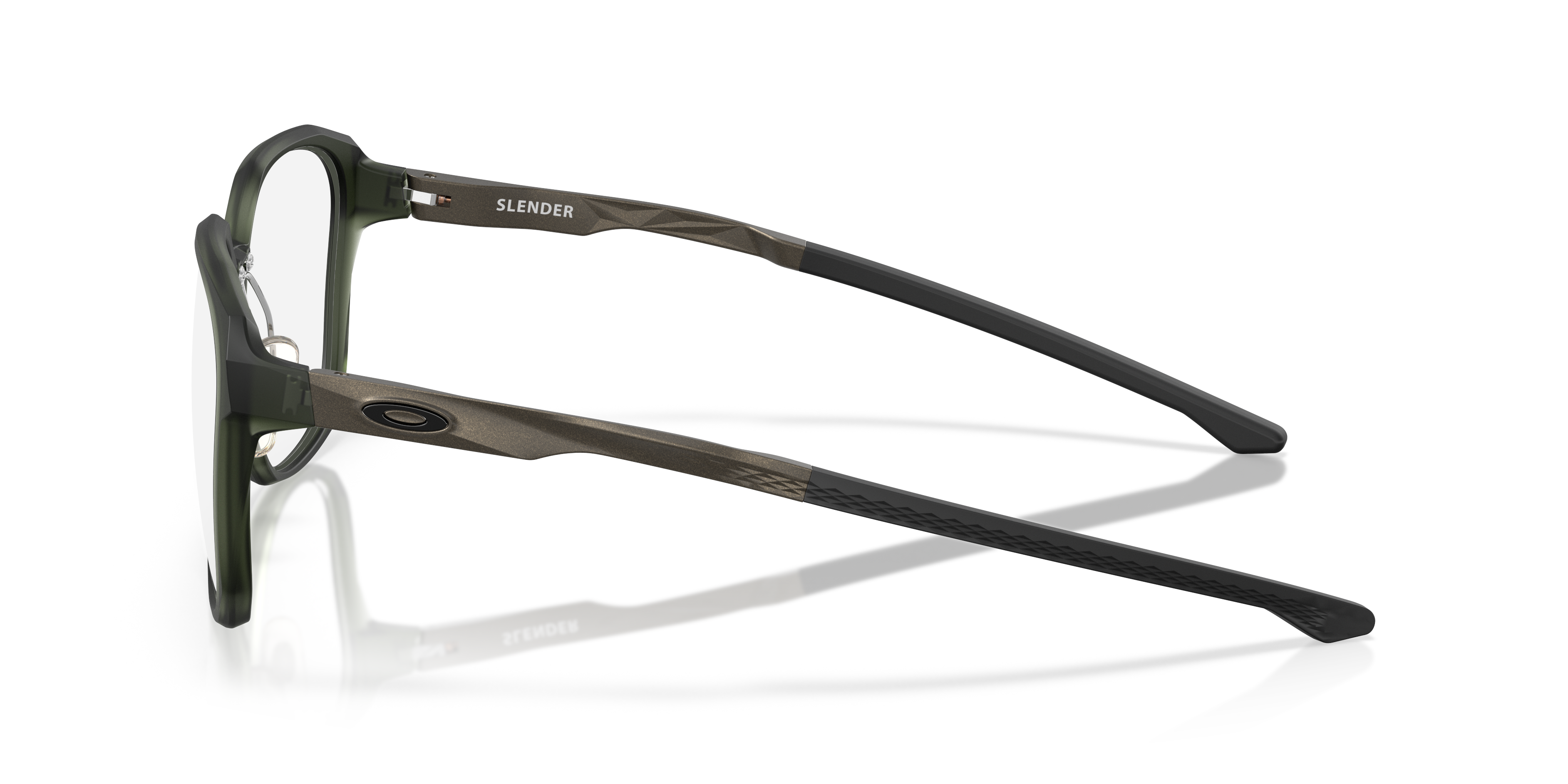 Oakley OX8193 Slender Men's Square Eyeglass Frames - Satin Black Frame