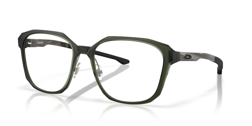 Oakley OX8193 Slender Men's Square Eyeglass Frames - Matte Olive Ink Frame