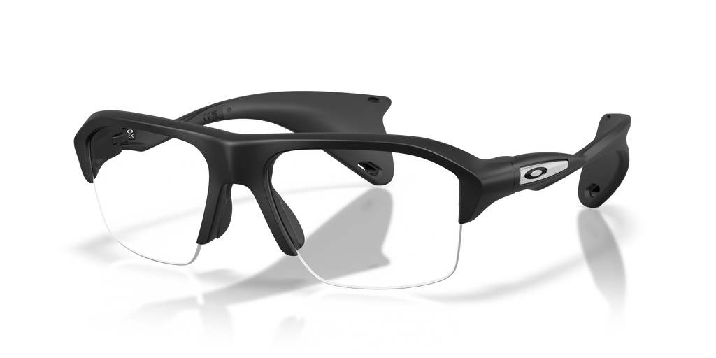 Oakley OX8198 Stunt Glider Unisex Rectangle Eyeglass Frames - Satin Black Frame