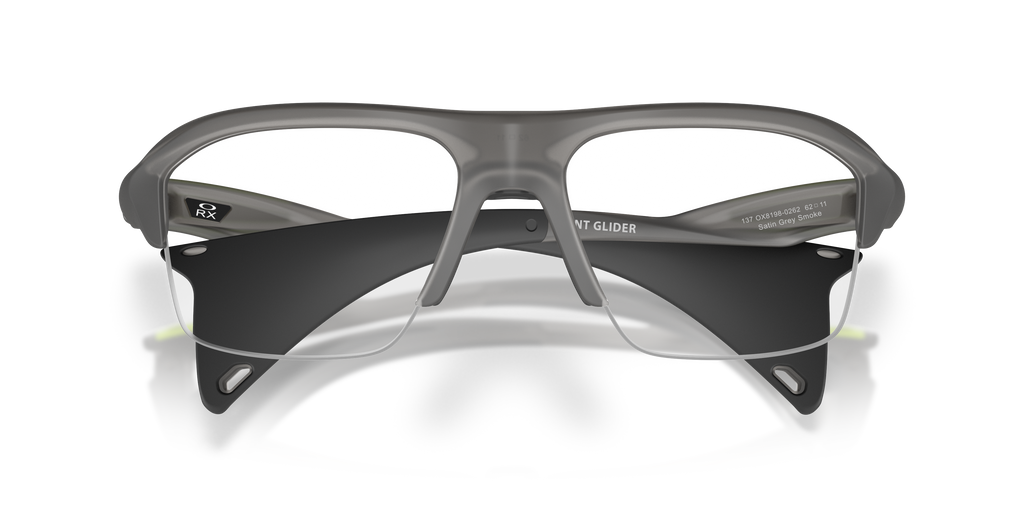 Oakley OX8198 Stunt Glider Unisex Rectangle Eyeglass Frames - Satin Black Frame