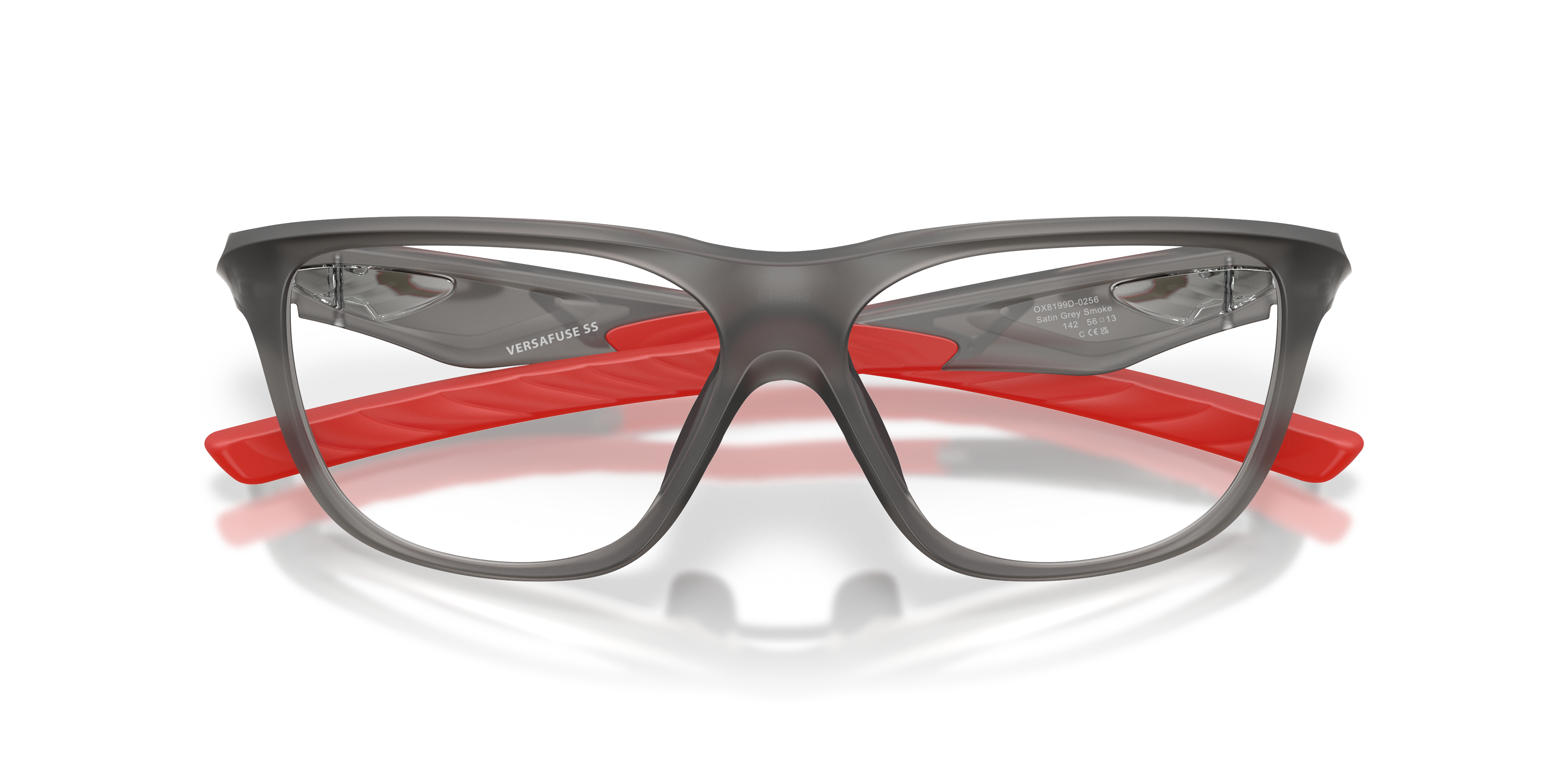 Oakley OX8199D Versafuse SS Unisex Rectangle Eyeglass Frames - Satin Grey Smoke Frame