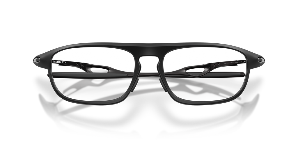 Oakley OX8203 Neomata Unisex Rectangle Eyeglass Frames - Satin Grey Smoke Frame