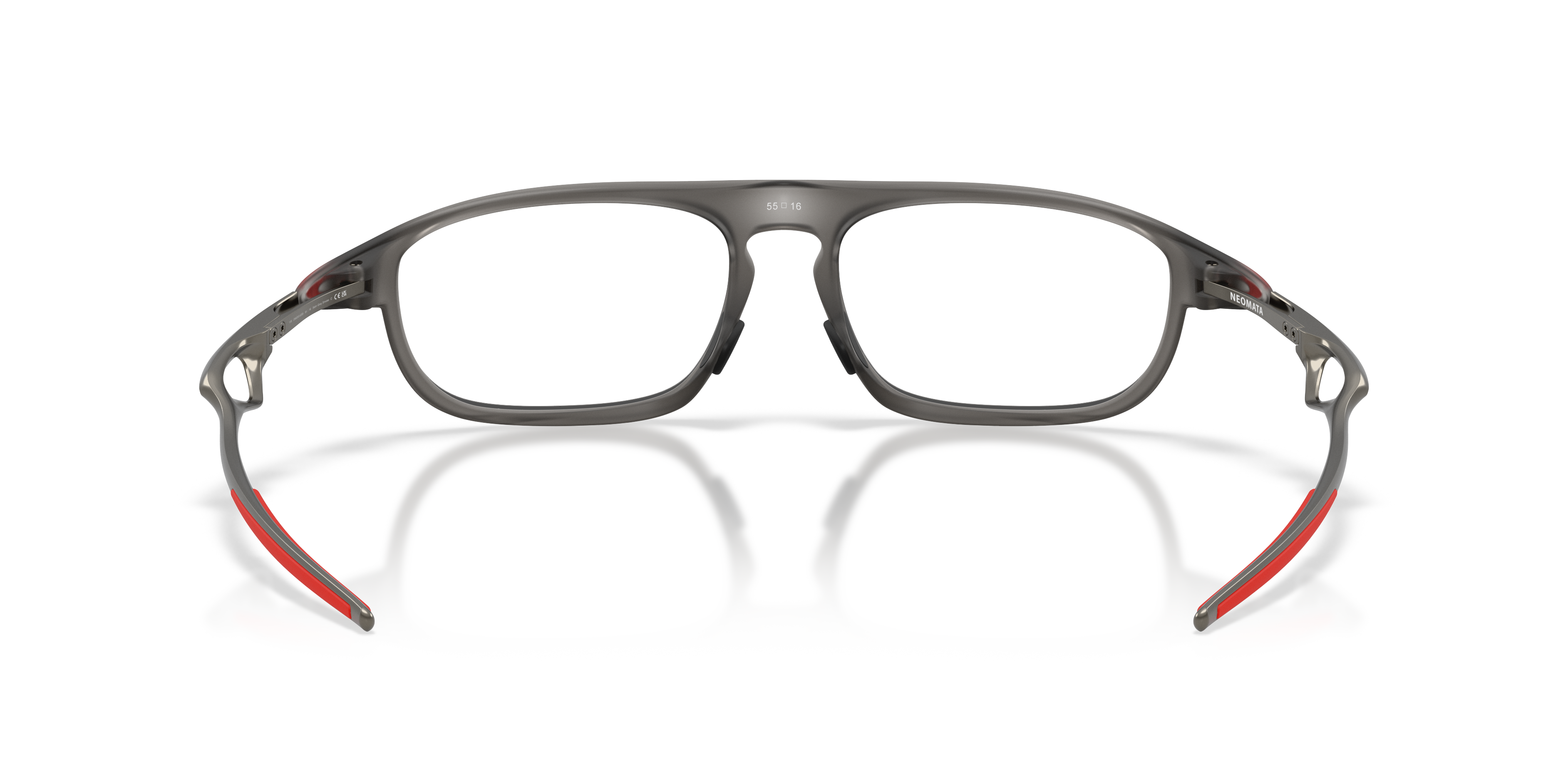 Oakley OX8203 Neomata Unisex Rectangle Eyeglass Frames - Polished Clear Frame