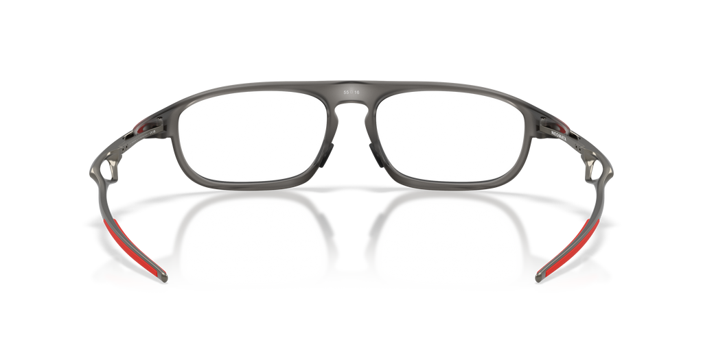 Oakley OX8203 Neomata Unisex Rectangle Eyeglass Frames - Satin Grey Smoke Frame