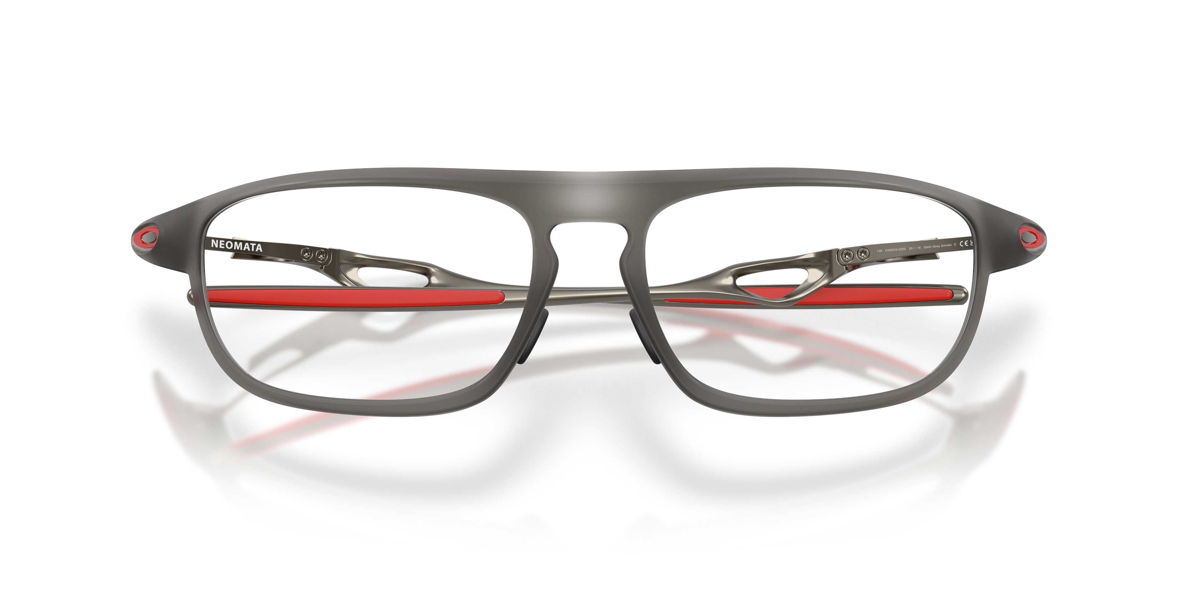 Oakley OX8203 Neomata Unisex Rectangle Eyeglass Frames - Satin Black Frame
