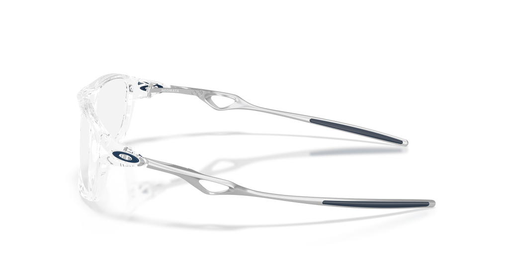 Oakley OX8203 Neomata Unisex Rectangle Eyeglass Frames - Polished Clear Frame