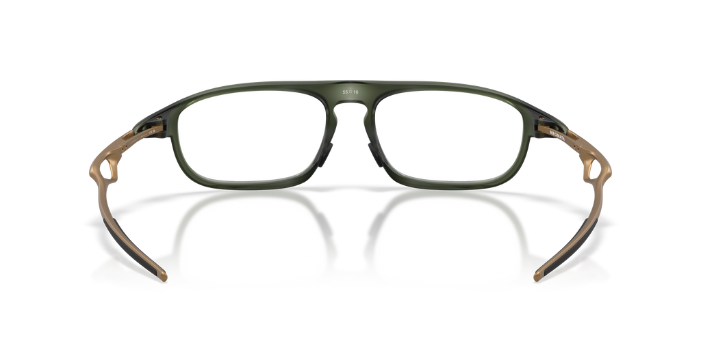 Oakley OX8203 Neomata Unisex Rectangle Eyeglass Frames - Satin Grey Smoke Frame