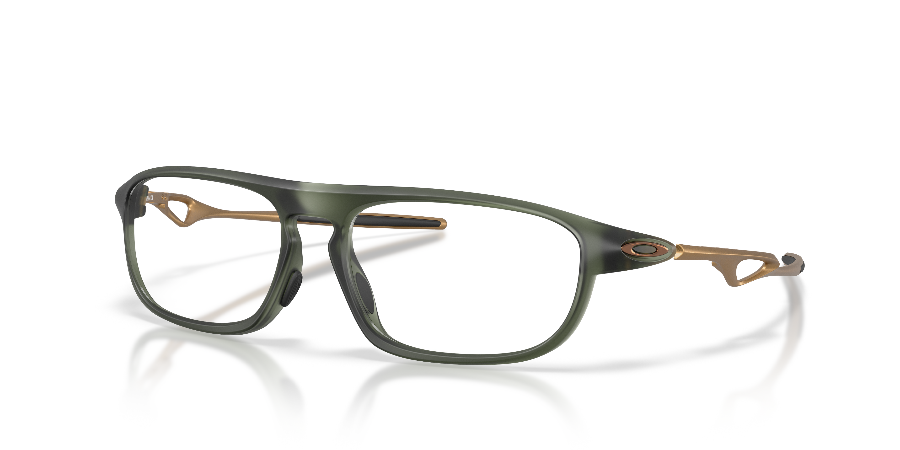 Oakley OX8203 Neomata Unisex Rectangle Eyeglass Frames - Matte Olive Ink Frame