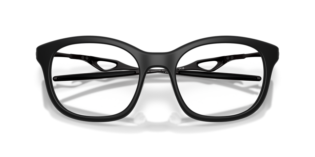 Oakley OX8204D Neoture Unisex Rectangle Eyeglass Frames - Satin Grey Smoke Frame