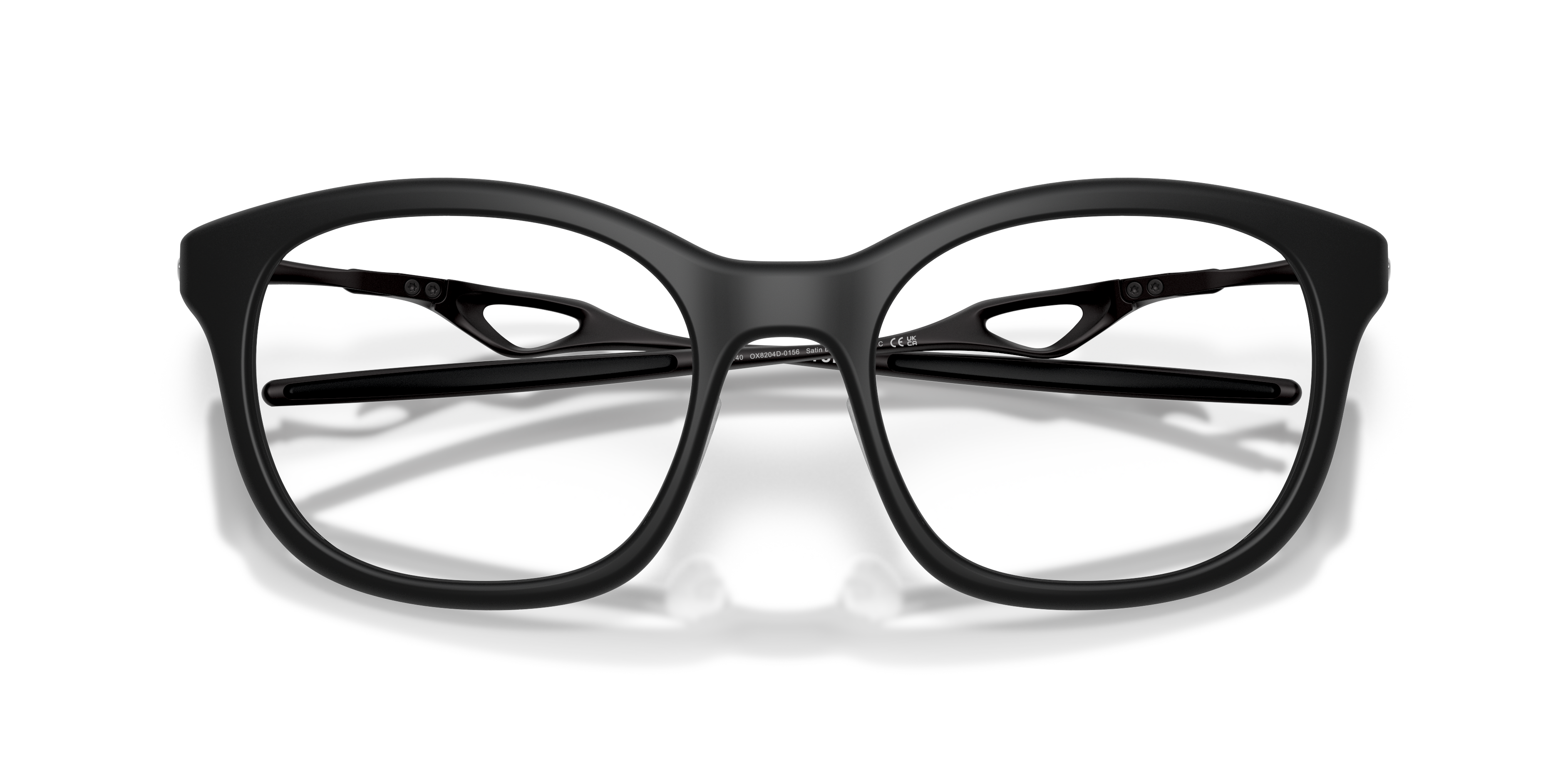 Oakley OX8204D Neoture Unisex Rectangle Eyeglass Frames - Polished Clear Frame